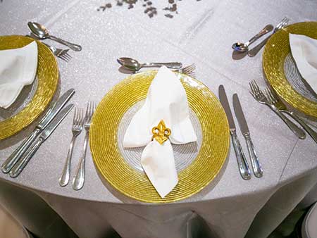 Yur Event Rentals rents wedding accessories in the New Orleans area