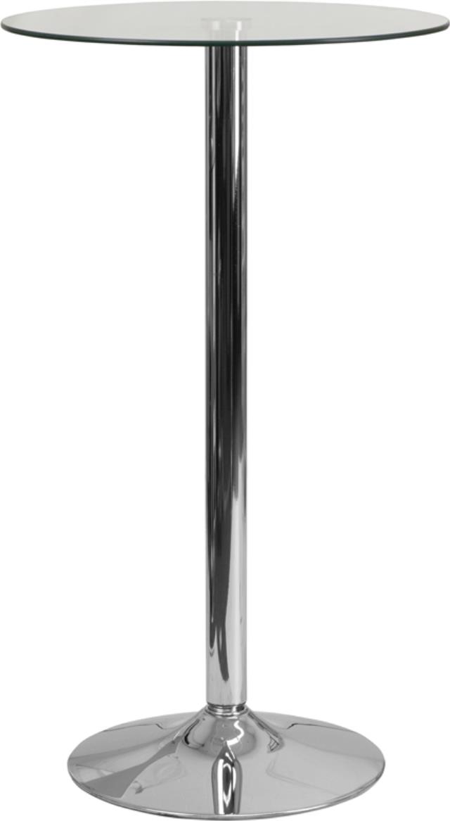 Rental store for 24  Glass Top- Chrome Base High Boy in New Orleans LA