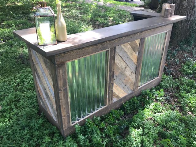 Rental store for Tin Front Rustic Wooden Bar in New Orleans LA