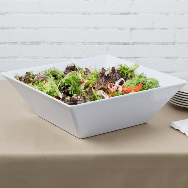 Rental store for Large Square Salad Bowl- Melamine 20.4qt in New Orleans LA