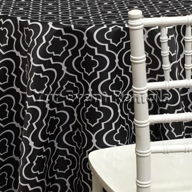 Rental store for Black White Gatsby Lamour Napkin 18 x18 in New Orleans LA