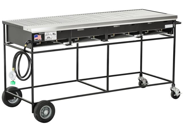 Rental store for Open Flame Gas Grill 8 Burner in New Orleans LA