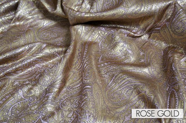 Rental store for Paisley Jacquard 108 - Rose Gold in New Orleans LA