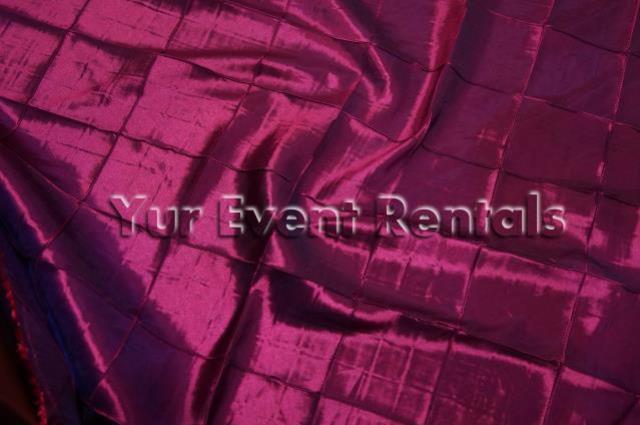 Rental store for Pintuck 90  Round Linen- Sangria Wine in New Orleans LA