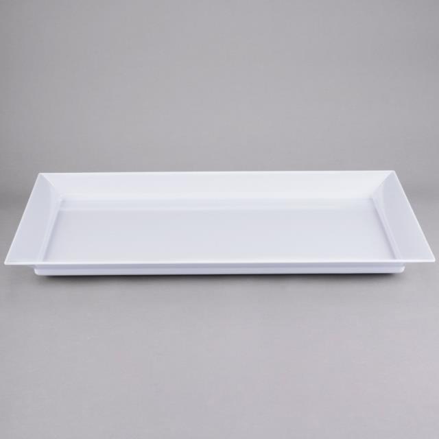 Rental store for White Melamine Serving Tray 16 x28 in New Orleans LA