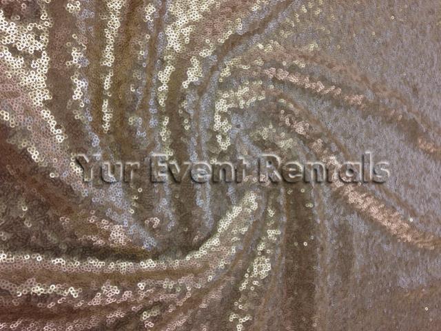 Rental store for Glitz Sequin 108 Round- Champagne in New Orleans LA