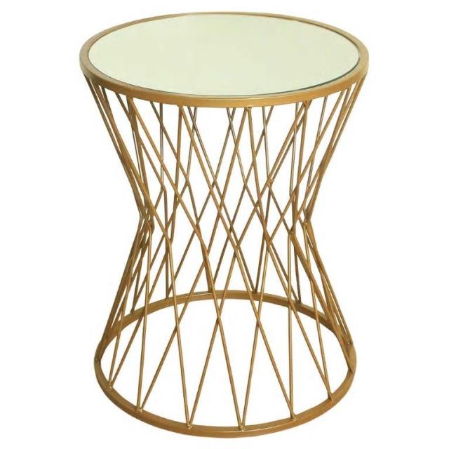 Rental store for Gold Hour Glass Side Table in New Orleans LA