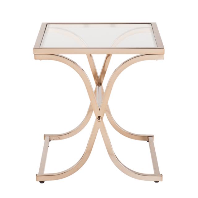 Rental store for Champagne Brass End Table in New Orleans LA