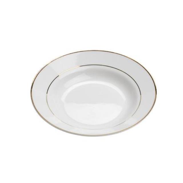 Rental store for Gold Rim Soup Bowl 9oz in New Orleans LA