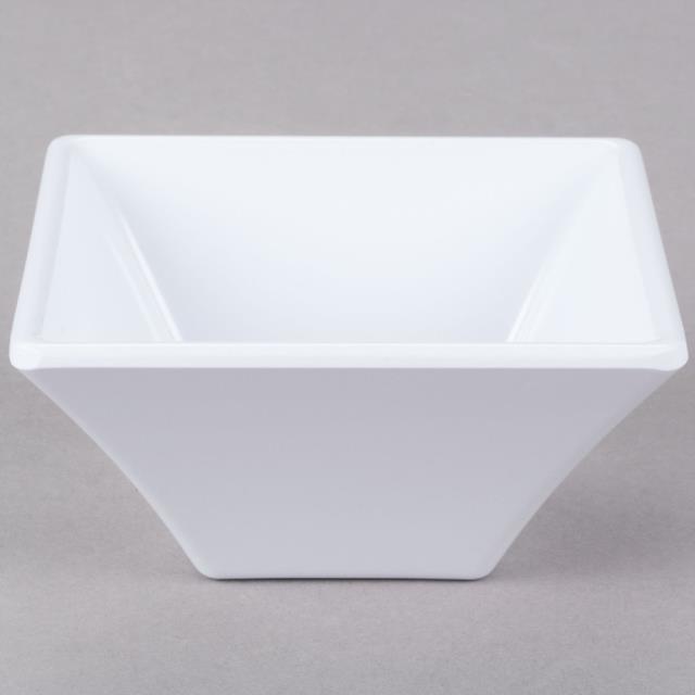 Rental store for White Square Bowl-Melamine 11oz in New Orleans LA