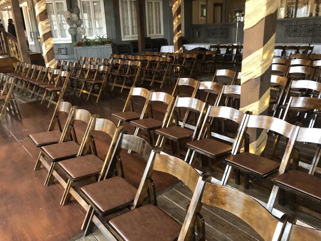 Rental store for Fruitwood Folding w  Seat Pad in New Orleans LA