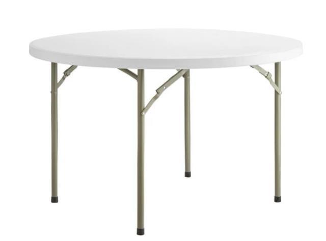 Rental store for Kids White Plastic Round Table in New Orleans LA