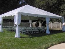 Rental store for 30x30 White Frame Keeder Tent Scallop in New Orleans LA