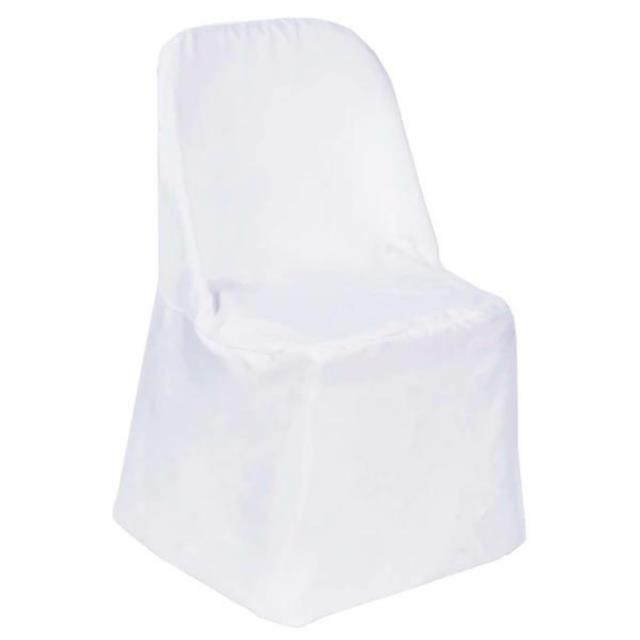 Rental store for Poly Samsonite Chair Cover-White in New Orleans LA