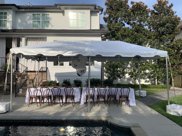 Rental store for 10x20 Frame Tent- Clear top in New Orleans LA