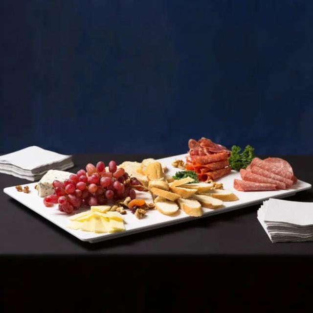 Rental store for White Melamine Serving Tray 21x13 in New Orleans LA