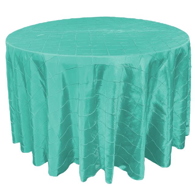 Rental store for Pintuck 120  Round Linen- Tiffany Blue in New Orleans LA