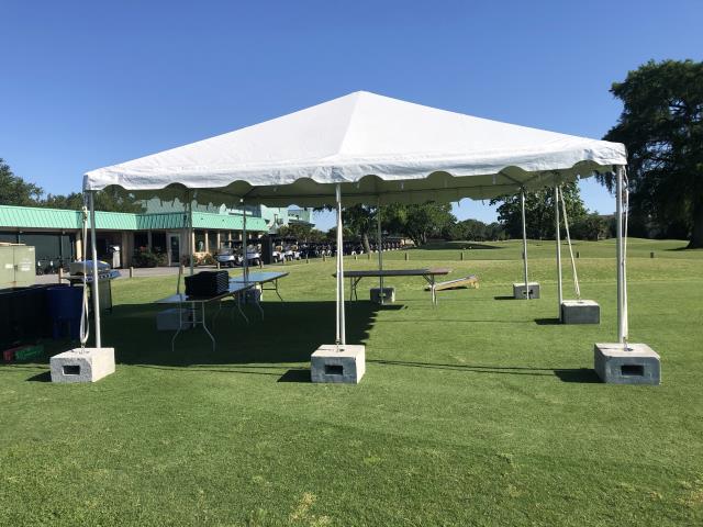 Rental store for 20x20 Loop   Grom Frame Tent- White in New Orleans LA