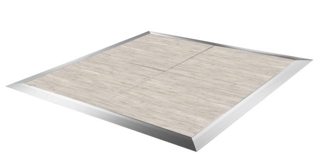 Rental store for White Driftwood Dance floor 4 x4 in New Orleans LA