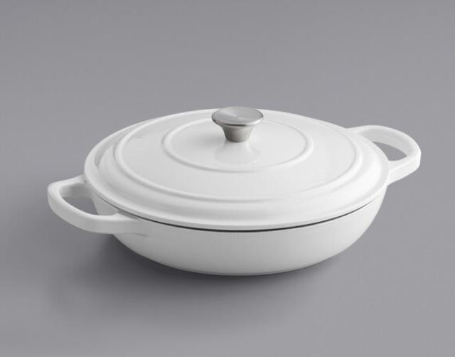 Rental store for Enamel Cast Iron Casserole-White  3.25QT in New Orleans LA