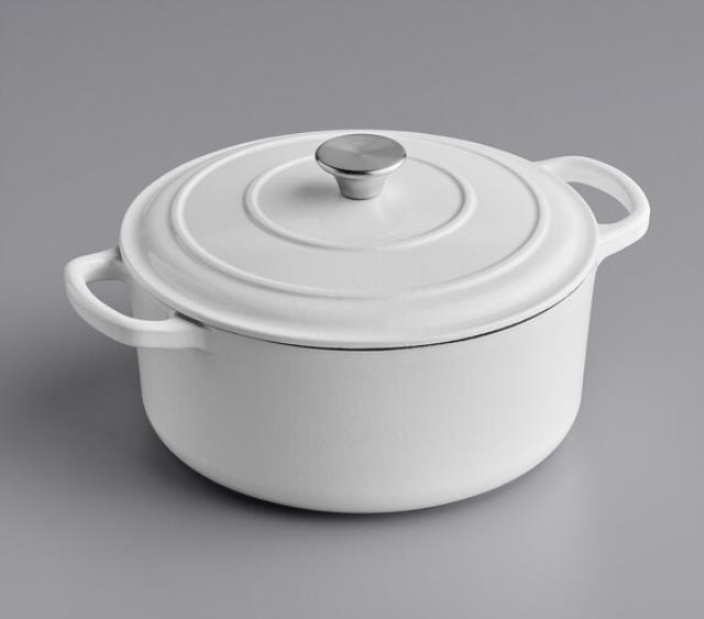 Rental store for Enamel Cast Iron Casserole-White  6 QT in New Orleans LA