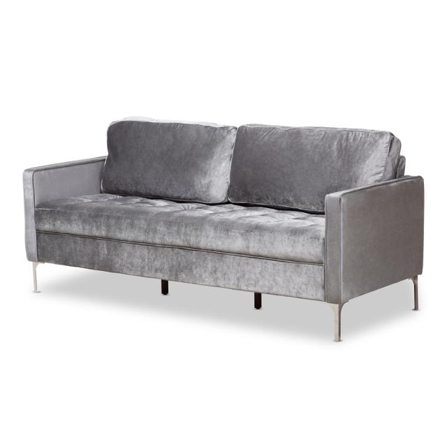 Rental store for Silver Velvet Sofa in New Orleans LA