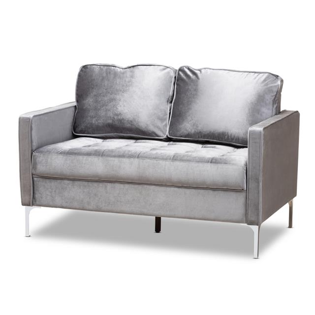 Rental store for Silver Velvet Loveseat in New Orleans LA