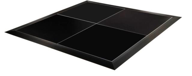 Rental store for Black Indoor Outdoor Dance Floor 4 x4 in New Orleans LA