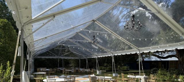 Rental store for 30x75 Frame Keeder Tent- Clear Top in New Orleans LA